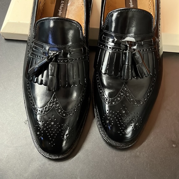 Black Johnston & Murphy Dress Shoe - Picture 2 of 7